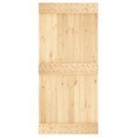 Door NARVIK Natural 95 x 210 cm Solid Pine Wood