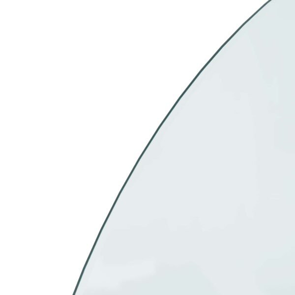 Fireplace Glass Plate Transparent 1000 x 500 mm Glass