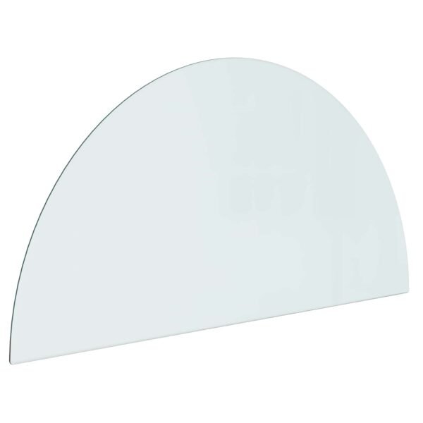 Fireplace Glass Plate Transparent 1000 x 500 mm Glass