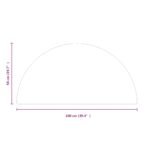 Fireplace Glass Plate Transparent 1000 x 500 mm Glass