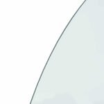 Fireplace Glass Plate Transparent 1000 x 600 mm Glass