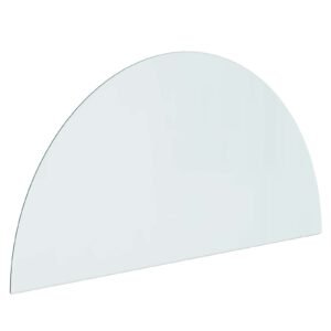 Fireplace Glass Plate Transparent 1200 x 600 mm Glass
