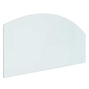 Fireplace Glass Plate Transparent 100 x 50 cm Glass
