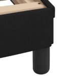 Bed Frame "Dover" Black 107x203 cm King Single Fabric