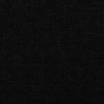 Bed Frame "Dover" Black 107x203 cm King Single Fabric