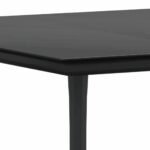 Garden Dining Set with Cushion 3 pcs Black Poly Rattan