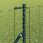 Fence Post 52 pcs Green 3,2 x 3,2 x 200 cm