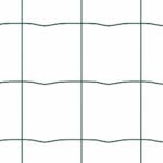 Fence with Post Green 0,8 x 25 m Steel