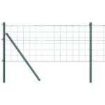 Fence with Post Green 0,8 x 25 m Steel