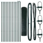 Fence with Post Green 1 x 25 m Steel