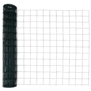 Fence with Post Green 1,2 x 25 m Steel