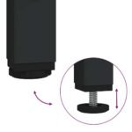 Bathroom Furniture Set 5 pcs Black Oak Engineered Wood