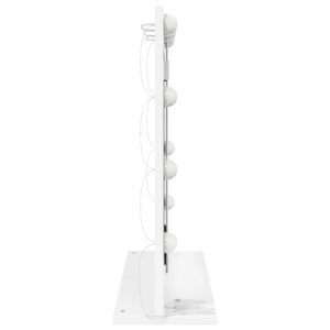 Vanity Mirror White 60 x 55 x 18 cm Glass and Engineered wood