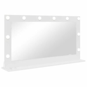 Vanity Mirror White 100 x 55 x 18 cm Glass and Engineered wood