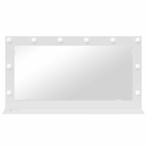 Vanity Mirror White 100 x 55 x 18 cm Glass and Engineered wood