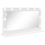 Vanity Mirror White 80 x 45 x 18 cm Glass and Engineered wood