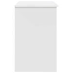 Desk with Drawer White 90 x 49 x 75 cm Engineered Wood