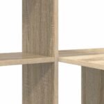 Desk Sonoma Oak 131,5 x 50 x 106,5 cm Engineered Wood