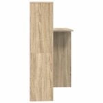 Desk Sonoma Oak 131,5 x 50 x 106,5 cm Engineered Wood