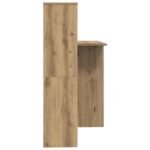 Desk Artisan Oak 131,5 x 50 x 106,5 cm Engineered Wood