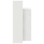 Desk with Shelf White 100 x 40 x 90 cm Engineered Wood
