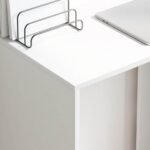 Desk with Shelf White 78,5 x 37 x 154,5 cm Engineered Wood