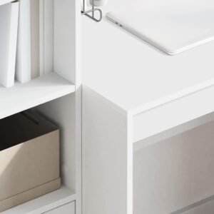 Desk White 80 x 50 x 76 cm
