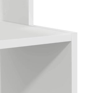 Desk with Drawer White 106 x 41 x 88.5 cm Engineered Wood
