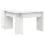 Corner Desk White 140 x 113,5 x 75 cm Engineered Wood