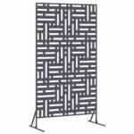 Privacy Screen Anthracite 100 x 50 x 180 cm Steel