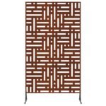 Privacy Screen Grey 100 x 50 x 180 cm Weathering Steel