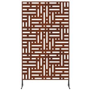 Privacy Screen Grey 100 x 50 x 180 cm Weathering Steel