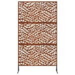 Privacy Screen Grey 100 x 50 x 180 cm Weathering Steel
