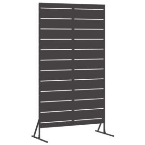 Privacy Screen Black 100 x 50 x 180 cm Steel