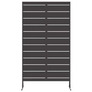 Privacy Screen Black 100 x 50 x 180 cm Steel