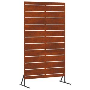 Privacy Screen Grey 100 x 50 x 180 cm Weathering Steel