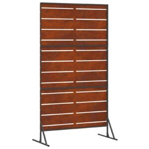 Privacy Screen Grey 100 x 50 x 180 cm Weathering Steel