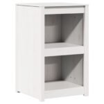 Kitchen Cabinet MEPPEL White 55 x 55 x 92 cm Solid Pine Wood