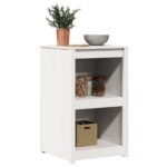 Kitchen Cabinet MEPPEL White 55 x 55 x 92 cm Solid Pine Wood