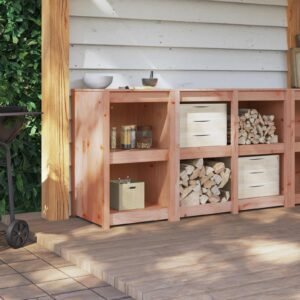Kitchen Cabinet with Shelf MEPPEL Brown Oak 55 x 55 x 92 cm