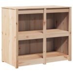 Kitchen Cabinet with Shelf MEPPEL Brown Oak 106 x 55 x 92 cm