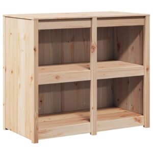 Kitchen Cabinet with Shelf MEPPEL Brown Oak 106 x 55 x 92 cm