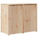 Kitchen Cabinet with Shelf MEPPEL Brown Oak 106 x 55 x 92 cm