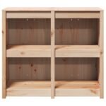 Kitchen Cabinet with Shelf MEPPEL Brown Oak 106 x 55 x 92 cm