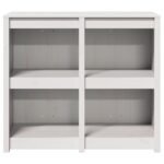 Kitchen Cabinet with Shelf MEPPEL Warm White 106 x 55 x 92 cm