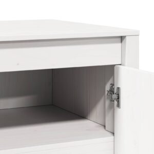 Kitchen Cabinet MEPPEL White 106 x 55 x 64 cm Solid Pine wood