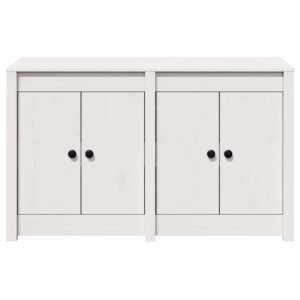 Kitchen Cabinet MEPPEL White 106 x 55 x 64 cm Solid Pine wood