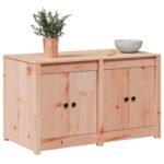 Kitchen Cabinet with Shelf MEPPEL Brown Oak 106 x 55 x 64 cm