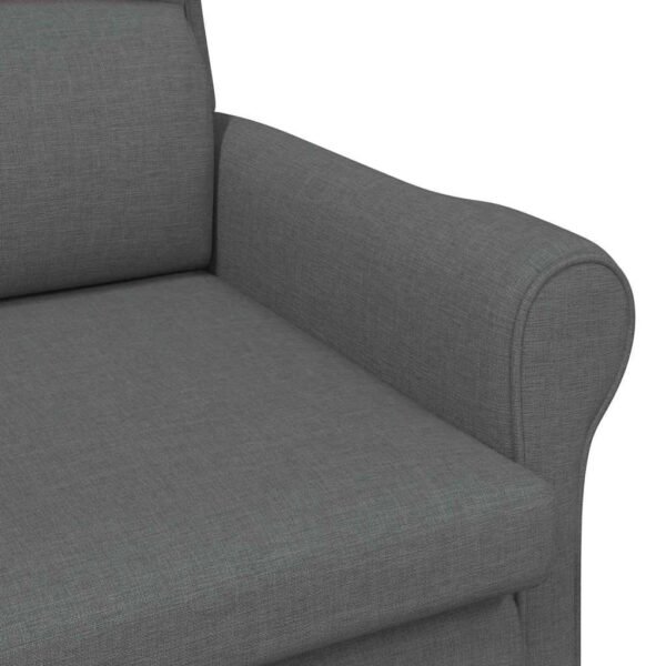 Armchair Dark grey Fabric