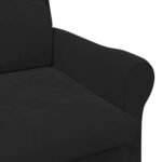 Armchair Black Velvet